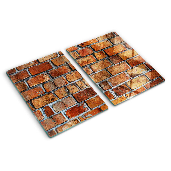 Tagliere in vetro temperato Muro di mattoni