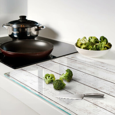 Tagliere in vetro temperato in stile rustico