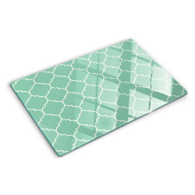 Tagliere in vetro con motivo marocchino