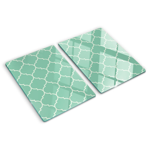 Tagliere in vetro con motivo marocchino