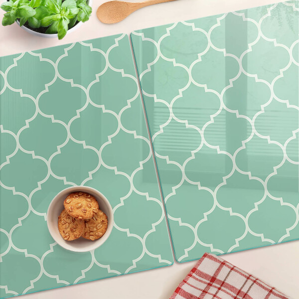 Tagliere in vetro con motivo marocchino