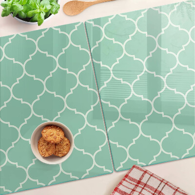 Tagliere in vetro con motivo marocchino