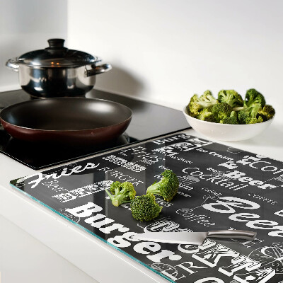 Tagliere in vetro temperato per uso alimentare