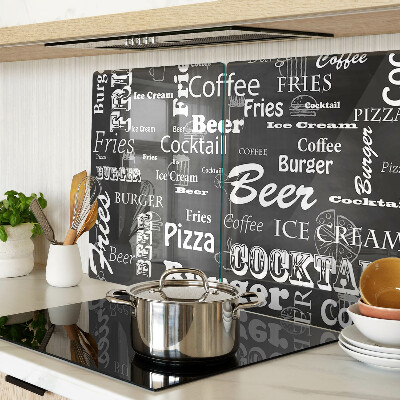 Tagliere in vetro temperato per uso alimentare