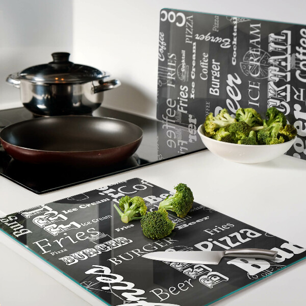 Tagliere in vetro temperato per uso alimentare