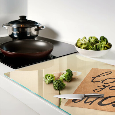 Tagliere in vetro temperato con motivo 