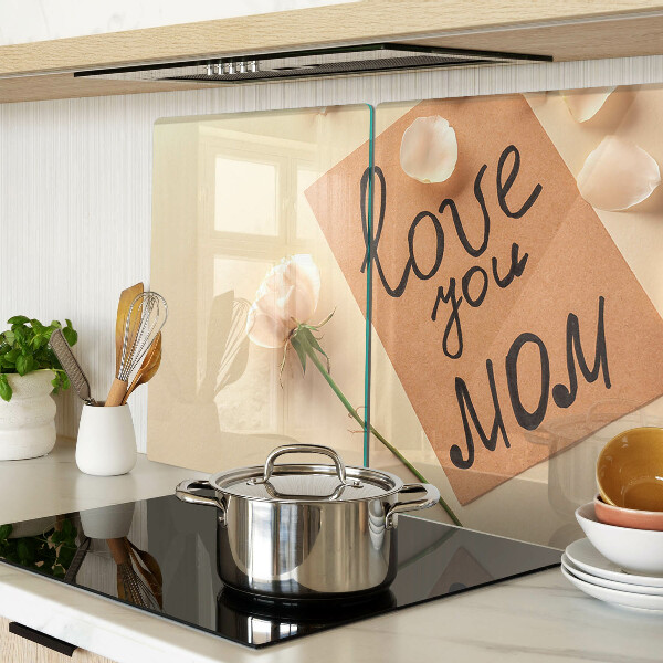 Tagliere in vetro temperato con motivo 