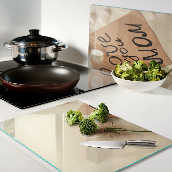 Tagliere in vetro temperato con motivo 