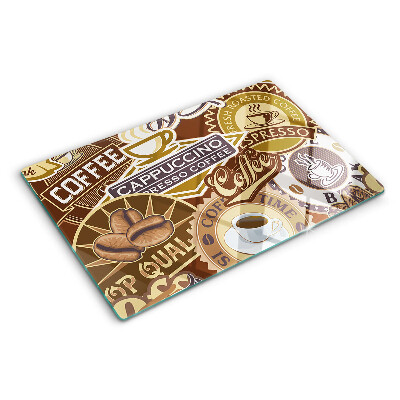 Tagliere in vetro temperato Caffè ed espresso