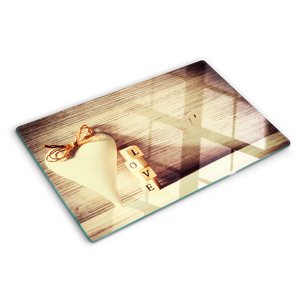 Tagliere in vetro temperato con motivo 