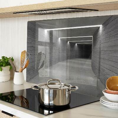 Tagliere in vetro temperato con motivo di moderna architettura d'interni