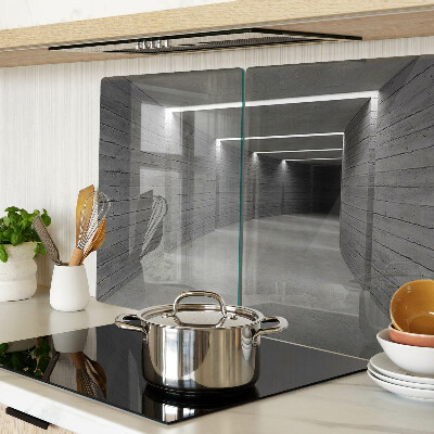 Tagliere in vetro temperato con motivo di moderna architettura d'interni