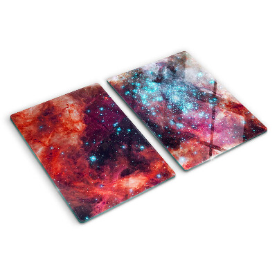 Tagliere in vetro temperato Paesaggio cosmico con stelle