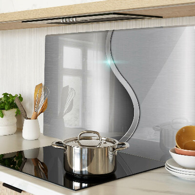 Tagliere in vetro temperato con design moderno a forma di onda