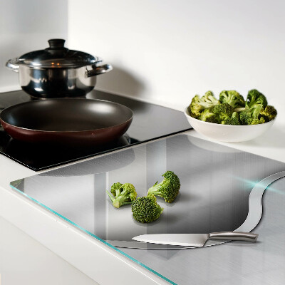 Tagliere in vetro temperato con design moderno a forma di onda