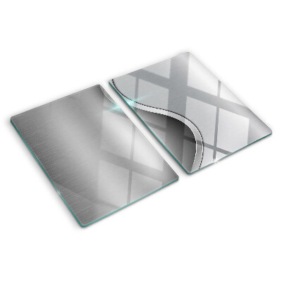 Tagliere in vetro temperato con design moderno a forma di onda