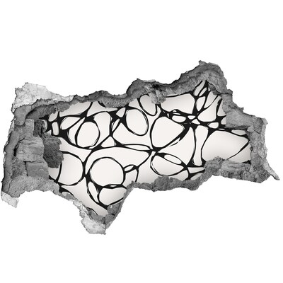 Decorazione da parete buco nel muro Motivi astratti sulla parete