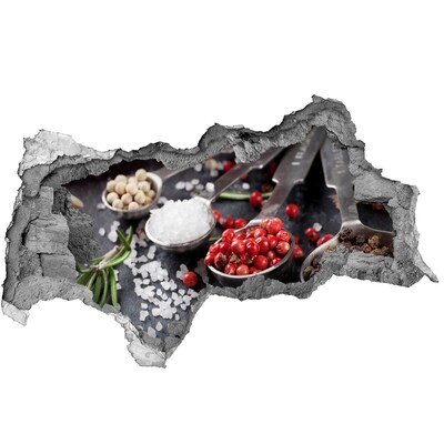 Sticker effetto rottura muro Paradiso delle spezie