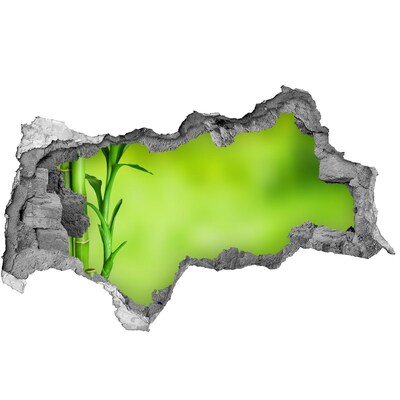 Adesivo con vista dietro il muro Un'oasi verde dietro il muro