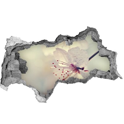 Adesivo con vista dietro il muro Un sogno floreale dietro il muro