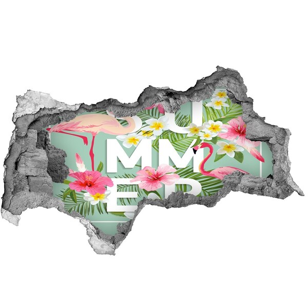 Sticker effetto rottura muro Sogni d'estate