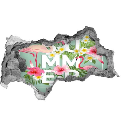 Sticker effetto rottura muro Sogni d'estate