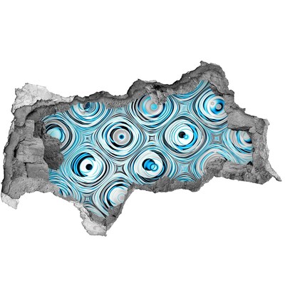 Sticker effetto rottura muro Vortici d'acqua nel cemento