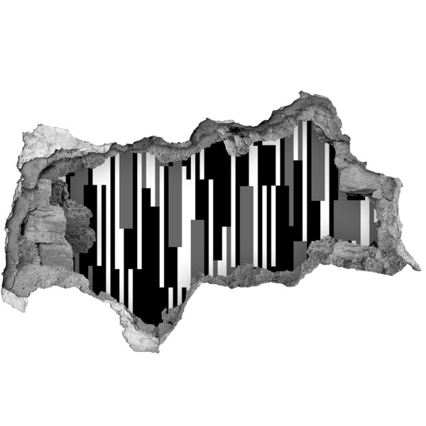 Decorazione da parete buco nel muro Opere d'arte moderna sulla parete