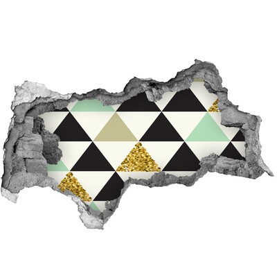 Decorazione da parete buco nel muro Motivi geometrici sulla parete