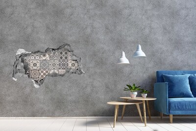 Decorazione da parete buco nel muro Piastrelle in stile vintage