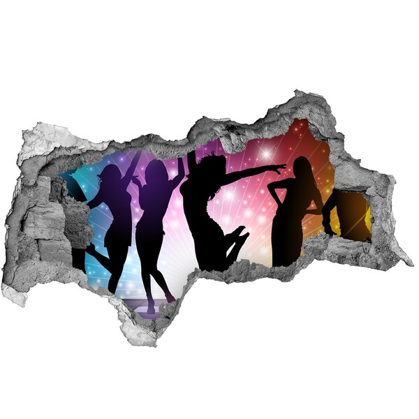 Decorazione da parete buco nel muro Ballando sotto i riflettori