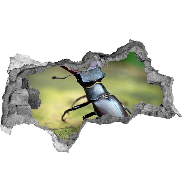 Sticker effetto rottura muro Creatura della foresta