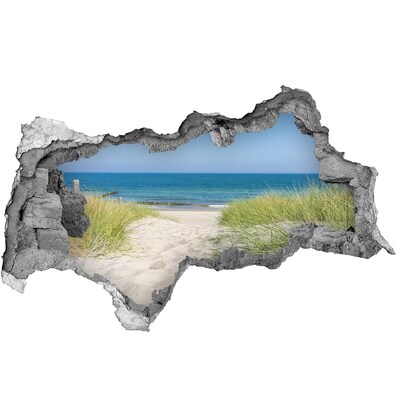 Decorazione da parete buco nel muro Vista della spiaggia