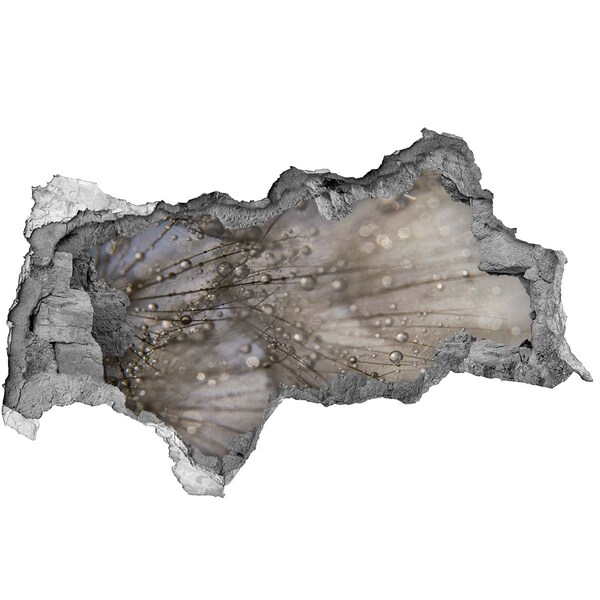 Decorazione da parete buco nel muro Gocce d'acqua sul vetro