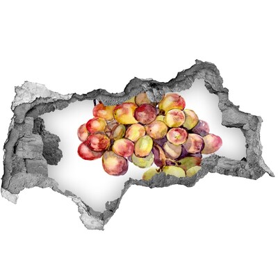 Decorazione da parete buco nel muro Frutta in un buco nel muro