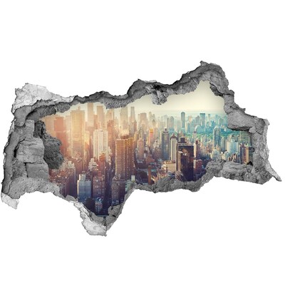 Decorazione da parete buco nel muro Vista dal buco nel muro