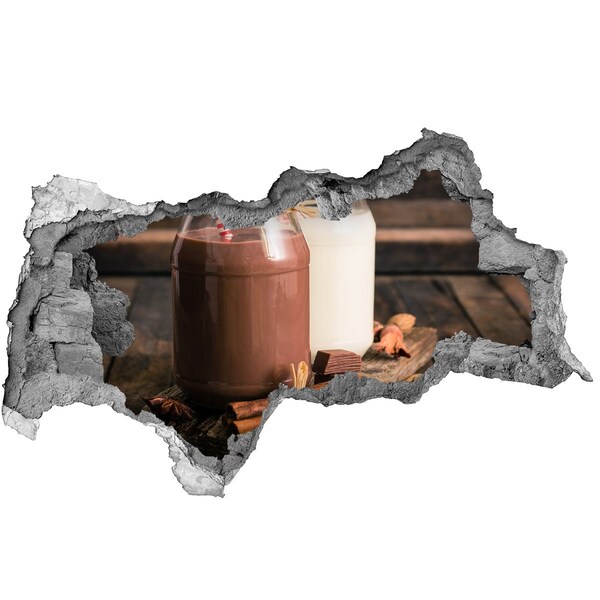 Decorazione da parete buco nel muro Delizie al cioccolato in un ambiente naturale