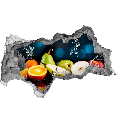 Decorazione da parete buco nel muro Cascata di frutta