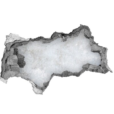 Sticker effetto rottura muro Un muro danneggiato con uno sfondo blu