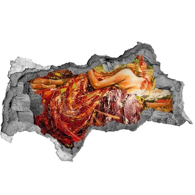 Decorazione da parete buco nel muro Il mondo sommerso dei colori