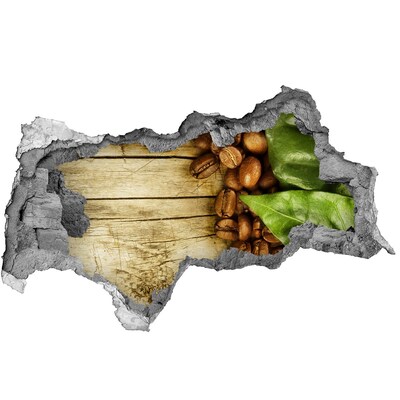 Decorazione da parete buco nel muro Caffè in una buca di cemento