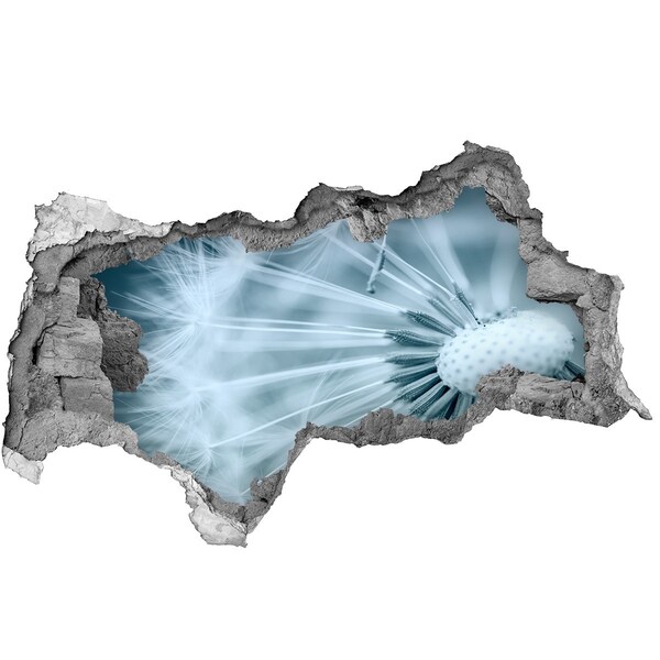 Decorazione da parete buco nel muro Il mondo floreale dietro il muro