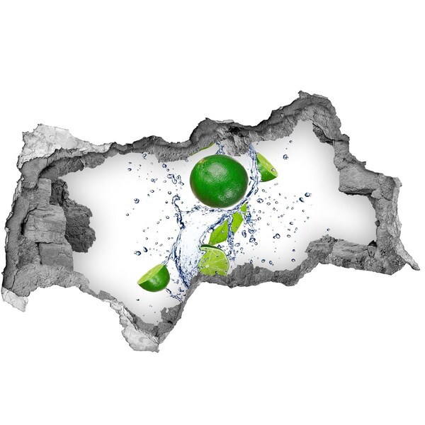 Decorazione da parete buco nel muro Lime rinfrescante in acqua