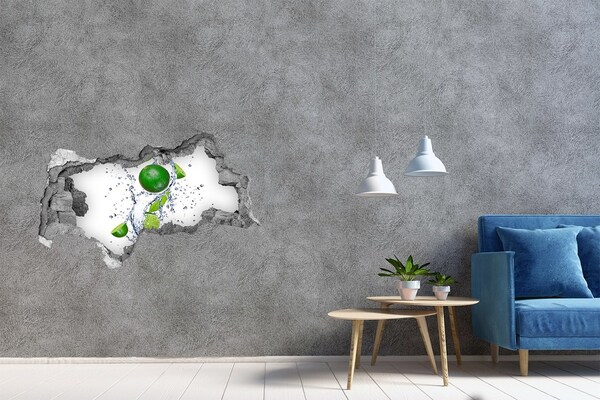 Decorazione da parete buco nel muro Lime rinfrescante in acqua