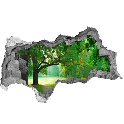 Decorazione da parete buco nel muro Parco verde al sole