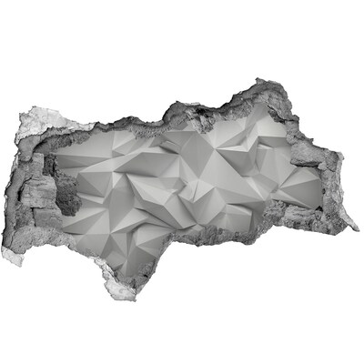 Sticker effetto rottura muro Un buco nel muro moderno