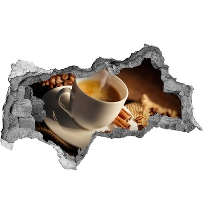 Decorazione da parete buco nel muro Caffè aromatico alla cannella
