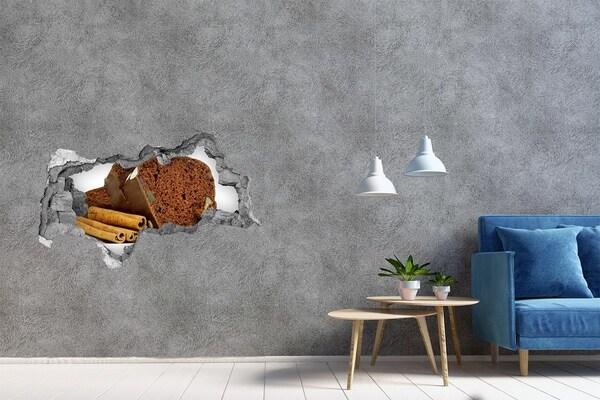 Decorazione da parete buco nel muro Torta al cioccolato con spezie