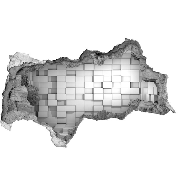 Adesivo con vista dietro il muro Spazio moderno dietro il muro