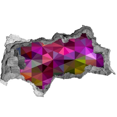 Decorazione da parete buco nel muro Vetrate colorate nel buco nel muro